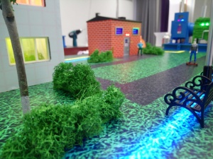 Макет взаимодействия дизельной электростанции с потребителями и городской электросетью