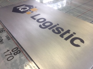 Табличка из алюминия с плёнкой