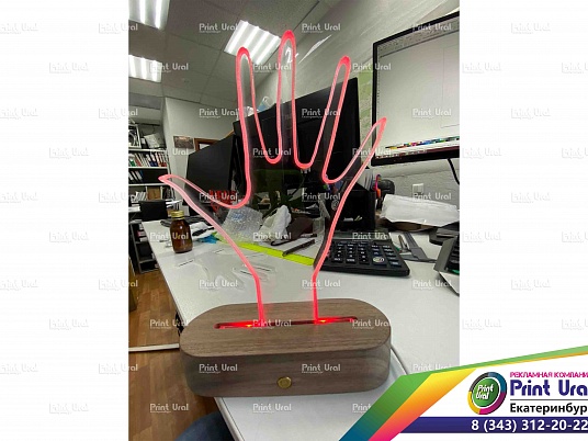 Статуэтки прозрачные с подсветкой. Настольная 3D лампа