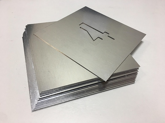 Изготовление трафаретов из металла (латунь, алюминий, нержевейка)