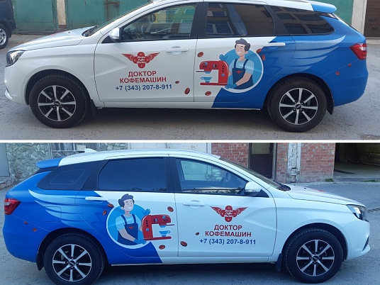 Изготовление наклеек на автомобиль