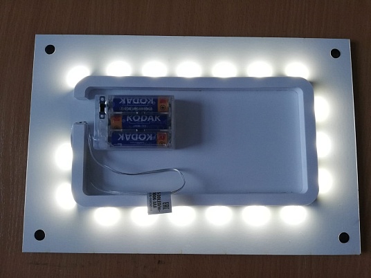 Настенная табличка с подсветкой