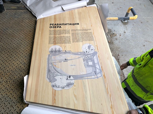 Уф печать на дереве